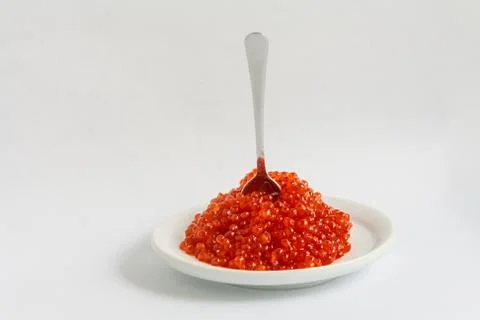 Red caviar Foto stock