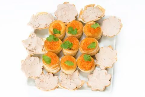 Red caviar Foto stock
