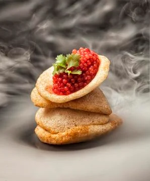 Red caviar Stock Photos