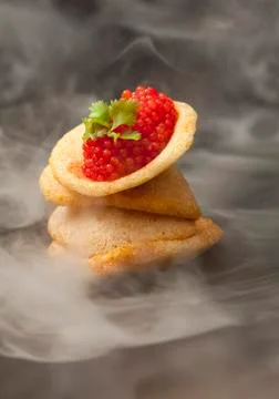 Red caviar Stock Photos
