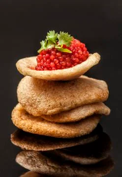 Red caviar Stock Photos