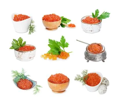 Red caviar Stock Photos