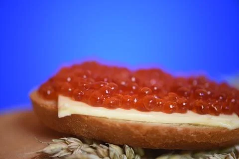 Red caviar, Stock Photos