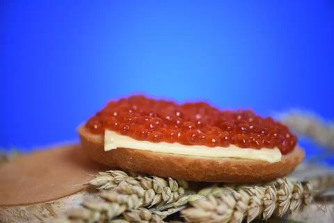 Red caviar, Foto stock
