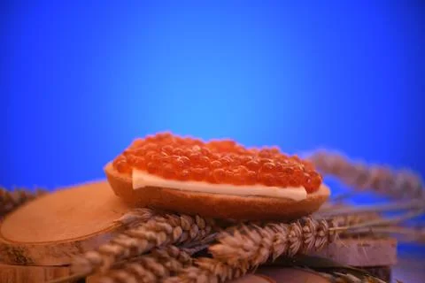 Red caviar, Stock Photos