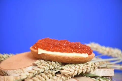 Red caviar, Stock Photos