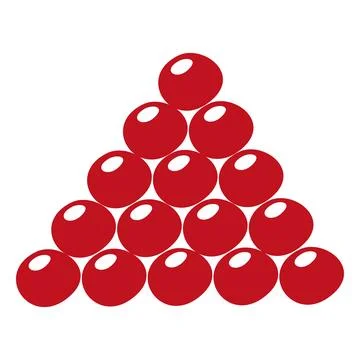 Red caviar roe single element vector illustration Stock Illustration