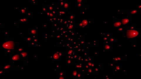 Red Cell loop Stock Footage 80774512