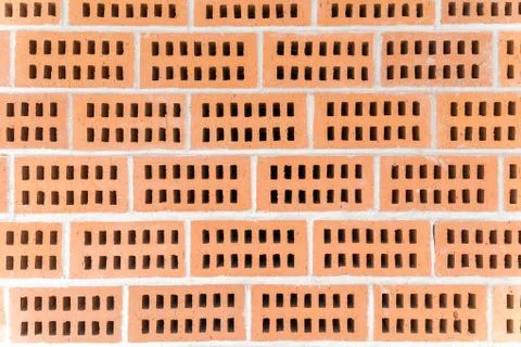 Red Ceramic Construction Bricks Stock Photos