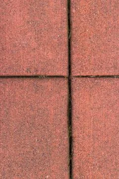 Red ceramic tile abstract close up Stock Photos