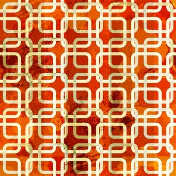 Red chain grunge seamless Stock Illustration