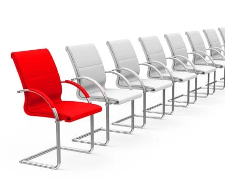 The red chair Stock Illustration