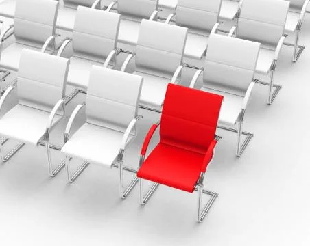The red chair Stock Illustration