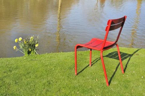 Red chair Stock Photos