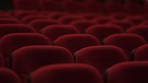 Red  chairs 1 Video stock 326666551