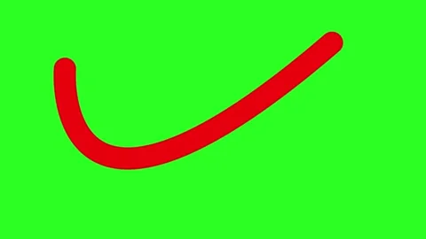 Red Check mark Animation Green Screen Background 4K Video 스톡 동영상 337387895
