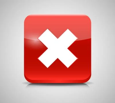 Red  Check Mark Icons Stock Illustration