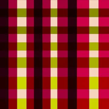 Red checkered background Stock Illustration