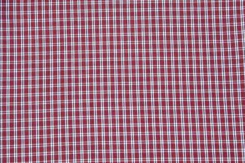 Red Checkered Fabric Texture Stock Photos
