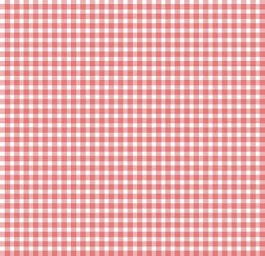 Red chequered tablecloth texture. Repeatable, seamless pattern Stock Illustration