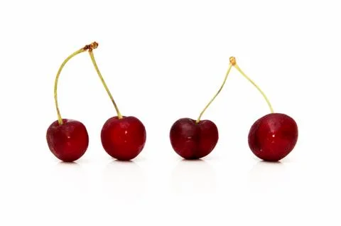 Red cherries 写真素材