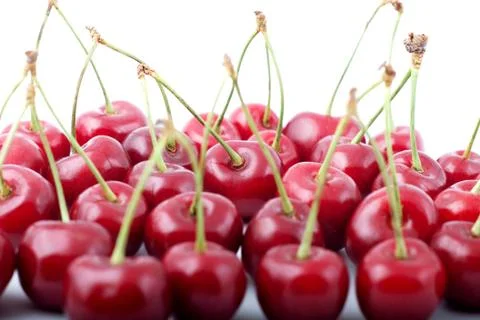 Red cherries Stock Photos