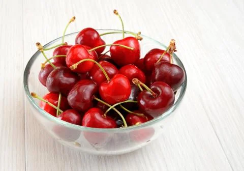 Red cherries Stock Photos