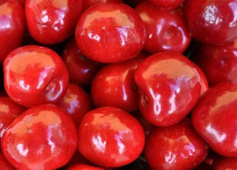 Red cherries Stock Photos