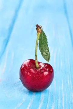 Red cherries Stock-Fotos