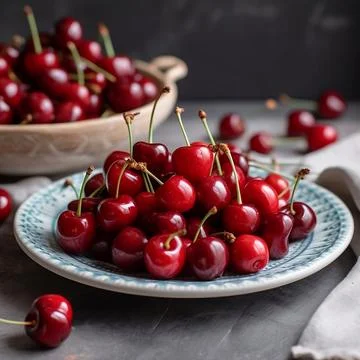Red Cherries Foto stock
