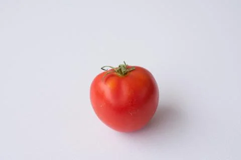 Red cherries on a white background Stock Photos