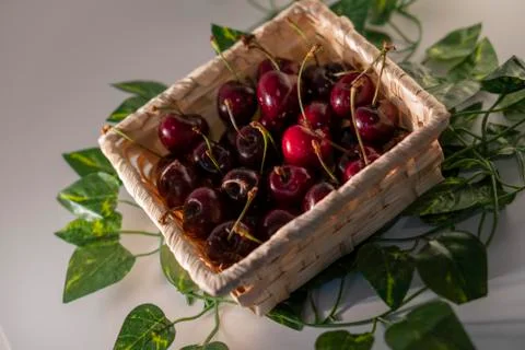 Red cherry Foto stock