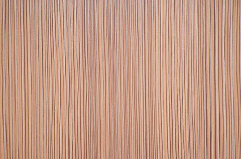 Red cherry, striped pattern of natural wood close-up with vertical positionin Stock Photos