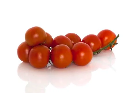 Red cherry tomatoes Stock Photos