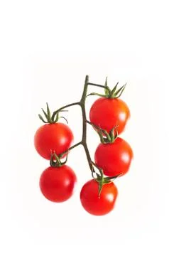 Red cherry tomatoes Stock Photos