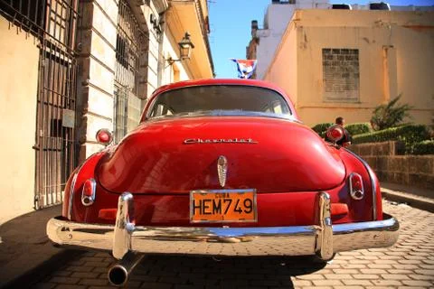 Red chevrolet Stock Photos