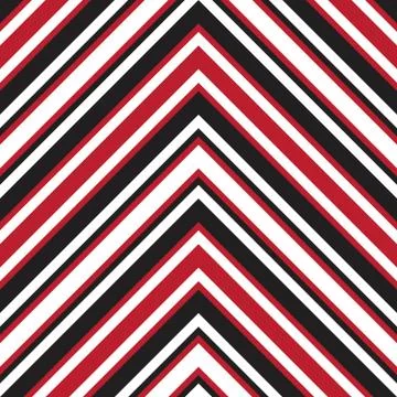 Red Chevron Diagonal Stripes seamless pattern background Illustrazione stock