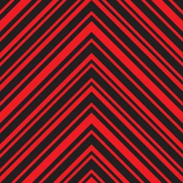 Red Chevron Diagonal Stripes seamless pattern background Stock Illustration
