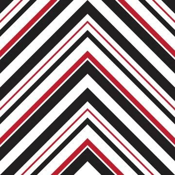 Red Chevron Diagonal Stripes seamless pattern background Illustrazione stock