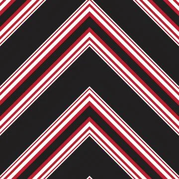 Red Chevron Diagonal Stripes seamless pattern background Illustrazione stock