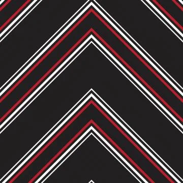 Red Chevron Diagonal Stripes seamless pattern background イラスト素材