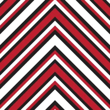 Red Chevron Diagonal Stripes seamless pattern background イラスト素材