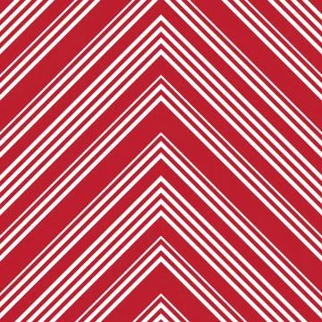 Red Chevron Diagonal Stripes seamless pattern background Stock Illustration