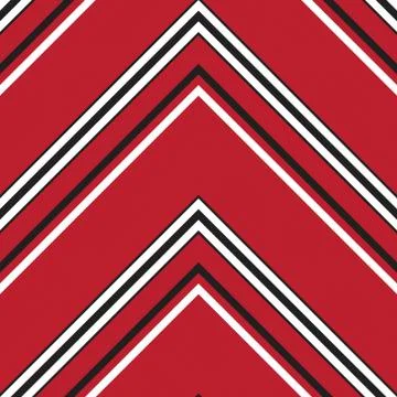 Red Chevron Diagonal Stripes seamless pattern background イラスト素材