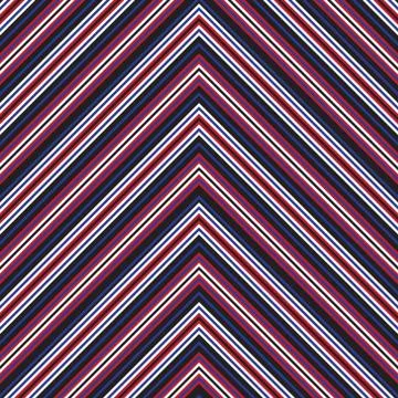Red Chevron Diagonal Stripes seamless pattern background Stock Illustration