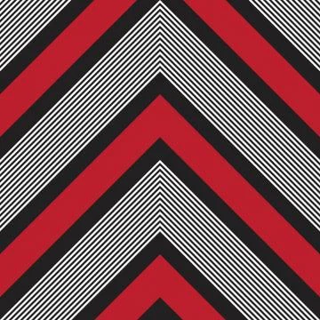 Red Chevron Diagonal Stripes seamless pattern background Illustrazione stock