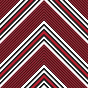 Red Chevron Diagonal Stripes seamless pattern background Illustrazione stock
