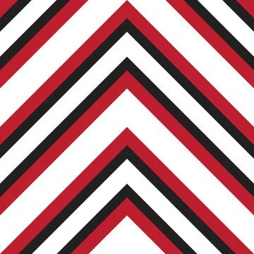 Red Chevron Diagonal Stripes seamless pattern background Stock Illustration