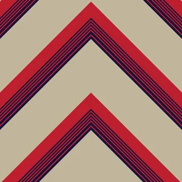 Red Chevron Diagonal Stripes seamless pattern background Stockillustratie