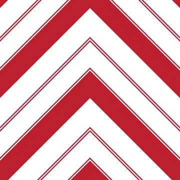 Red Chevron Diagonal Stripes seamless pattern background Stock Illustration